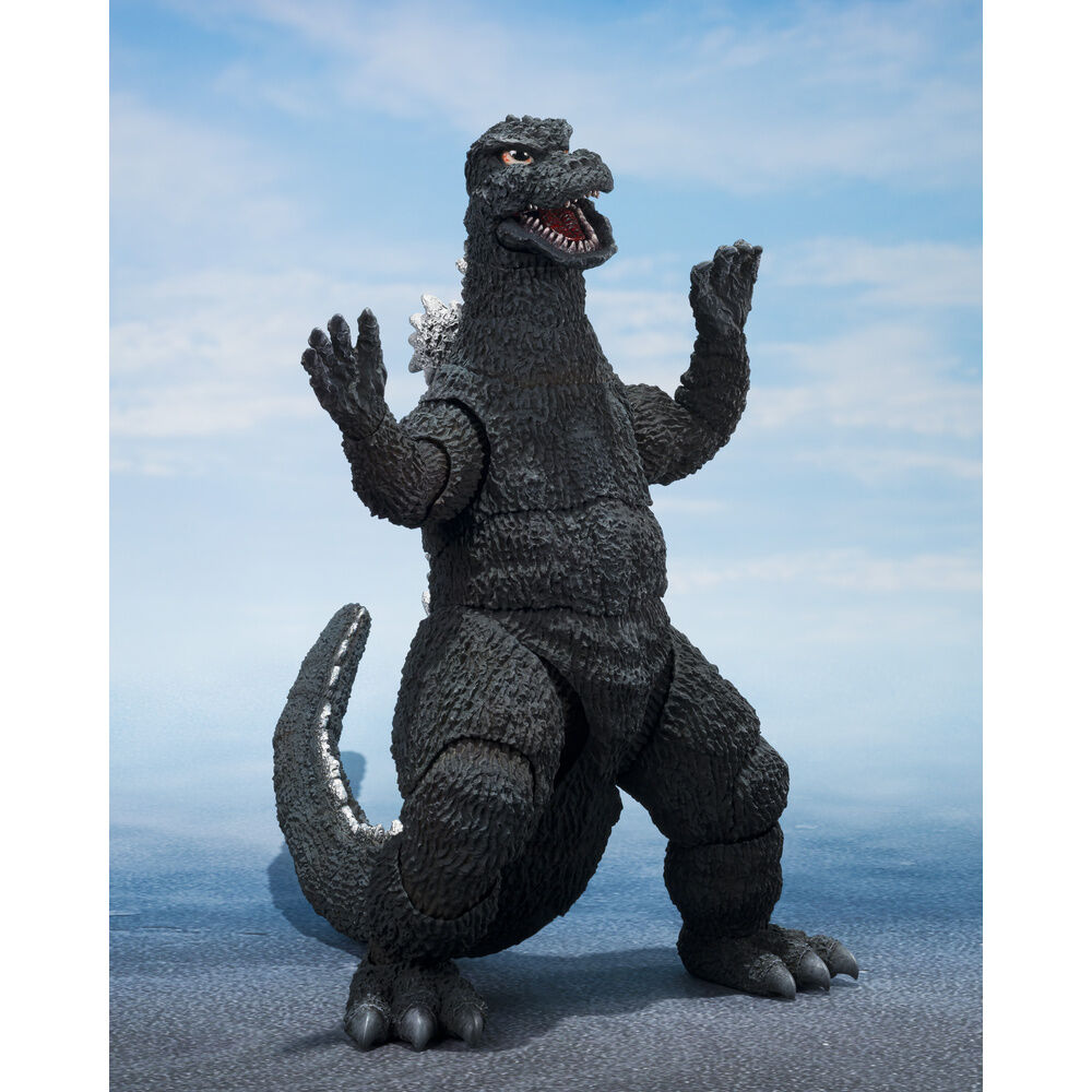 Figura S.H.MonsterArts de Godzilla 1975 con placas dorsales y cola larga - 6