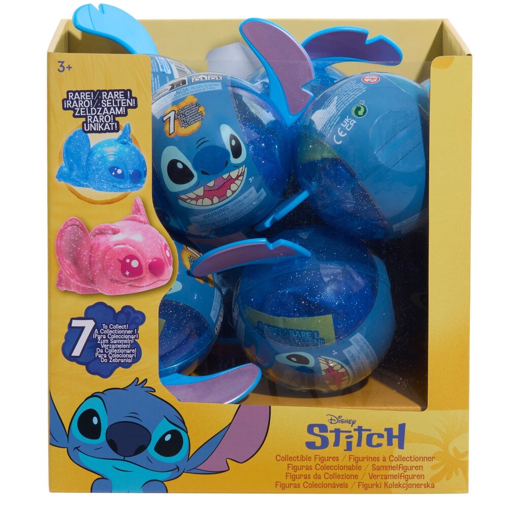 Cápsula sorpresa con figura Squish de Stitch Disney en surtido de colores - 2