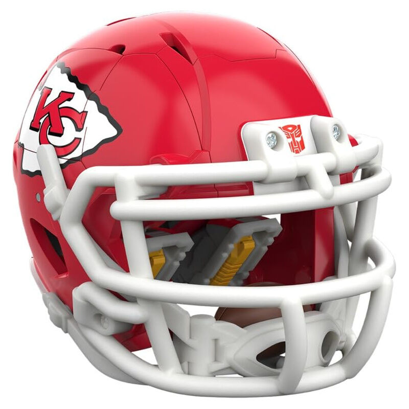 Figura articulada Transformers NFL KC-59 roja con casco de fútbol americano - 6