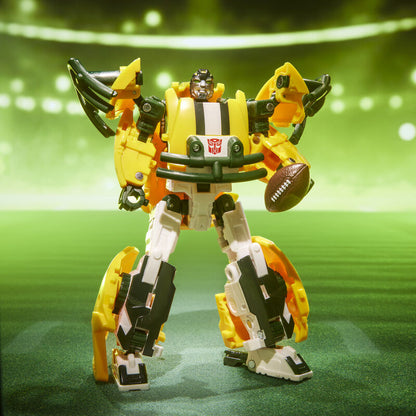 Figura articulada Transformers Tundra Prime con temática NFL - 6