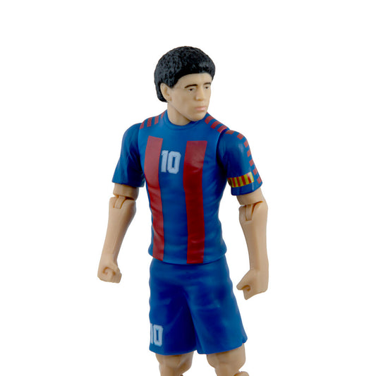 Figura articulada de Maradona con equipación azul y grana del FC Barcelona - 3