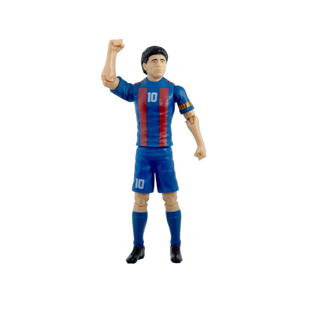 Figura articulada de Maradona con equipación azul y grana del FC Barcelona - 4