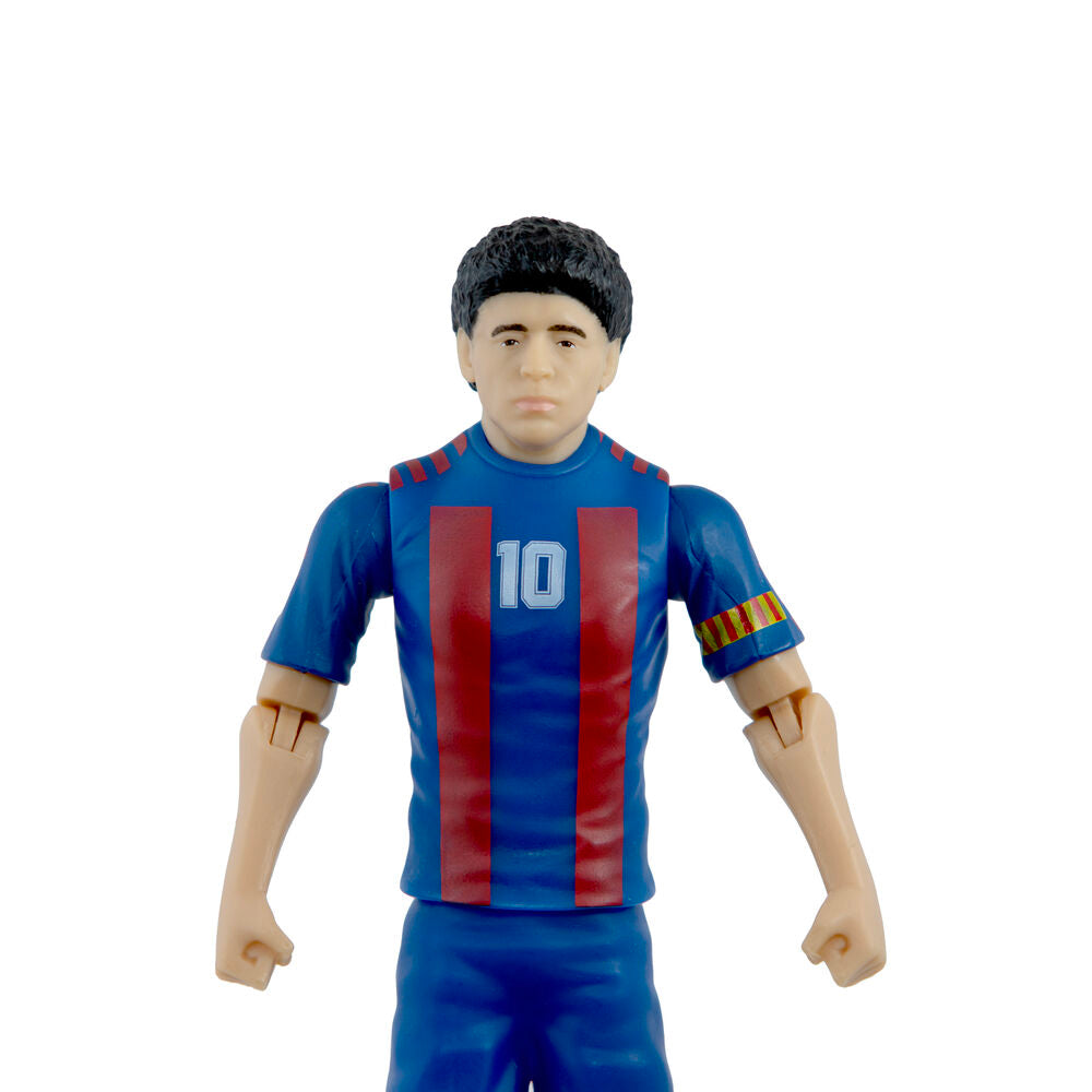 Figura articulada de Maradona con equipación azul y grana del FC Barcelona - 2
