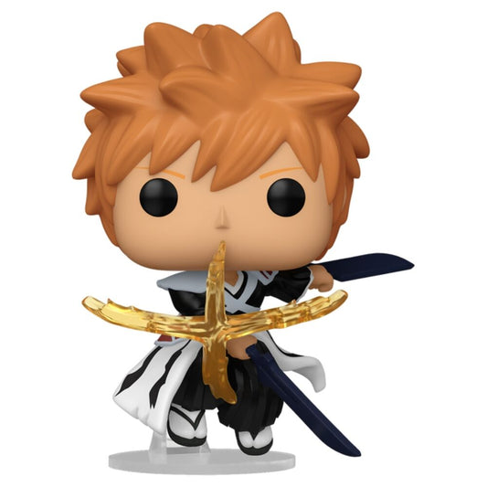 Figura Funko POP! de Ichigo de Bleach con espadas y efecto dorado