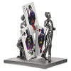 Figura de resina de Joker y Batman de DC Comics con cartas ilustradas