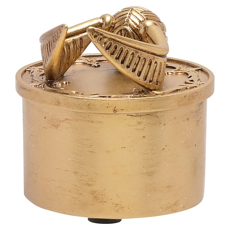 Joyero Snitch Harry Potter dorado con bola de Quidditch en 3D