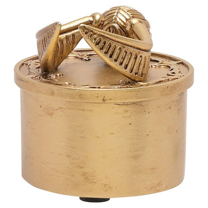 Joyero Snitch Harry Potter dorado con bola de Quidditch en 3D