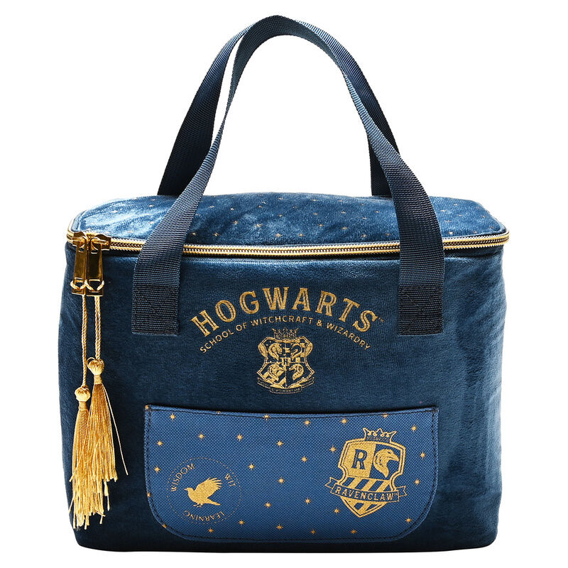 Bolsa portameriendas azul de terciopelo Ravenclaw Harry Potter