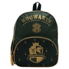 Mochila verde de Slytherin Harry Potter con detalles dorados