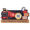 Placa para repisa del Hogwarts Express con la Plataforma 9¾