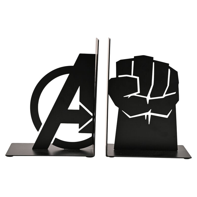 Sujetalibros negros de metal de Hulk y Los Vengadores