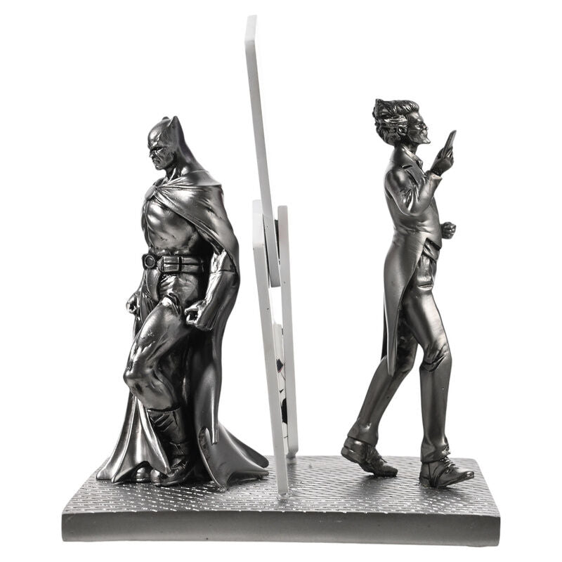 Figura de resina de Joker y Batman de DC Comics con cartas ilustradas - 2
