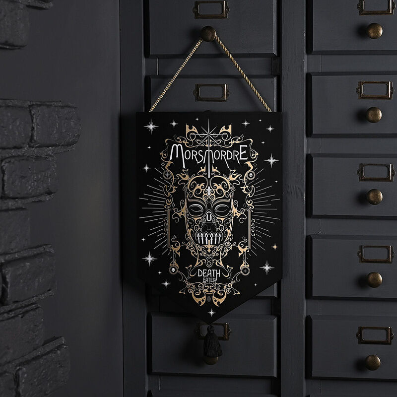 Colgante mural negro Morsmordre de Harry Potter con borla - 2