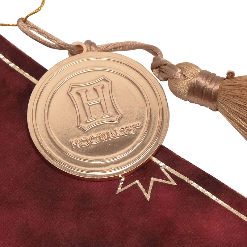 Banderín de tela Gryffindor de Harry Potter en rojo y dorado - 2