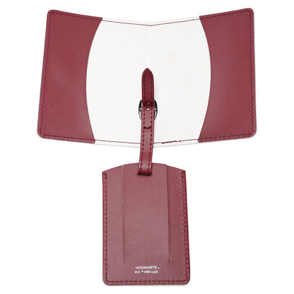 Set granate de portapasaportes y etiqueta de equipaje Gryffindor Harry Potter - 2