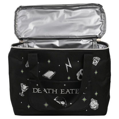 Bolsa portameriendas negra Harry Potter Mortífago con bolsillo frontal - 2