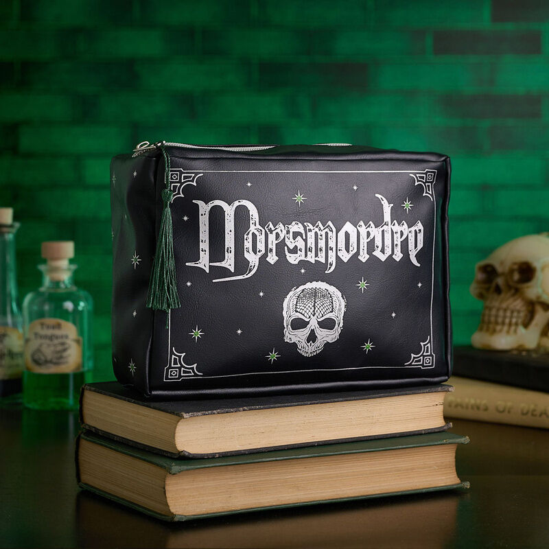 Neceser negro Harry Potter Dark Arts con calavera y borla decorativa - 3