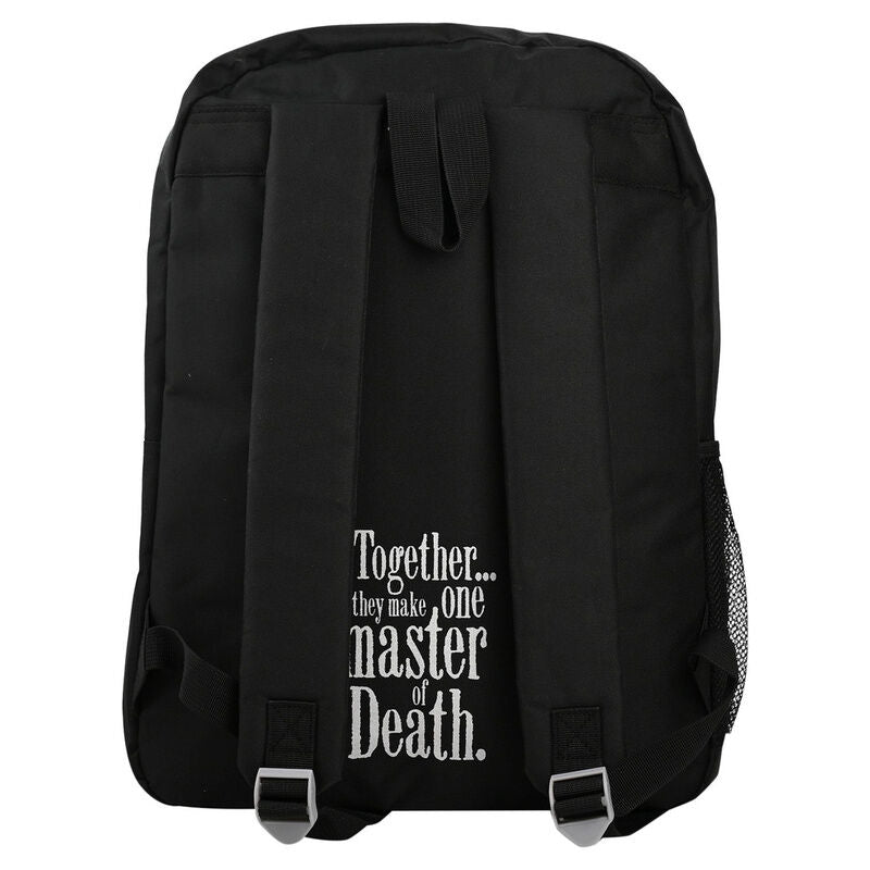 Mochila negra de Harry Potter con símbolo de las Reliquias de la Muerte - 3