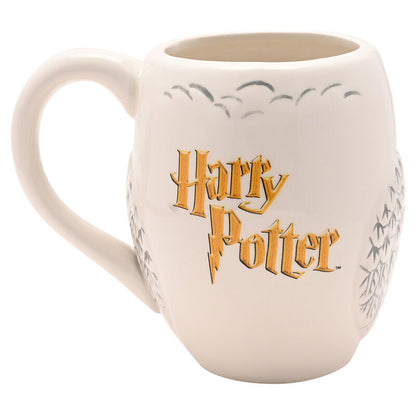 Taza 3D de cerámica con forma de Hedwig de Harry Potter - 3