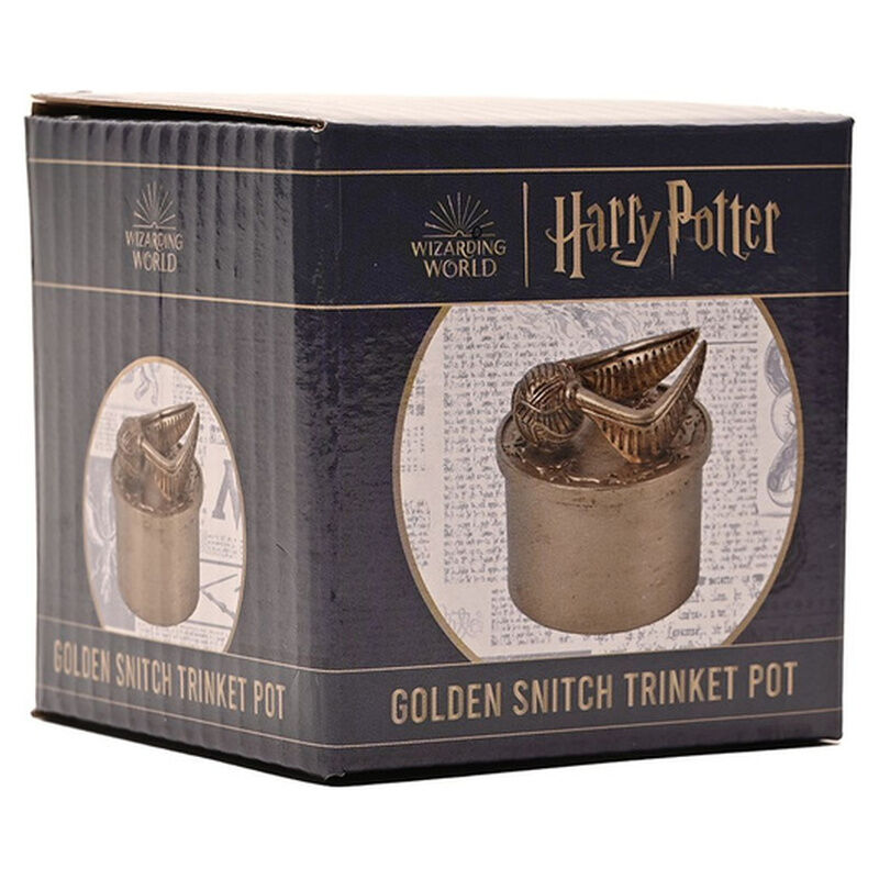 Joyero Snitch Harry Potter dorado con bola de Quidditch en 3D - 4