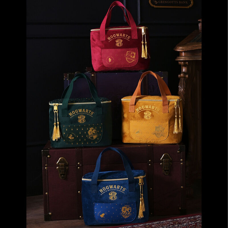 Bolsa portameriendas verde de Slytherin con detalles dorados - 4
