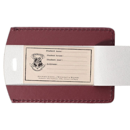 Set granate de portapasaportes y etiqueta de equipaje Gryffindor Harry Potter - 4