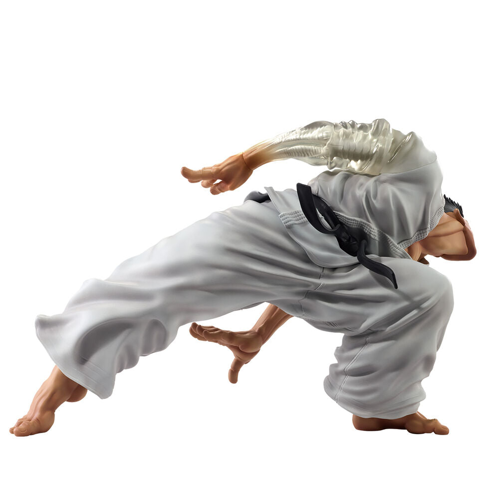 Figura Ichibansho de Katsumi Orochi en postura de combate con uniforme blanco - 2