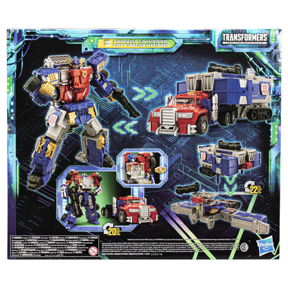 Figura articulada de Optimus Prime Transformers en rojo, azul y plateado - 5