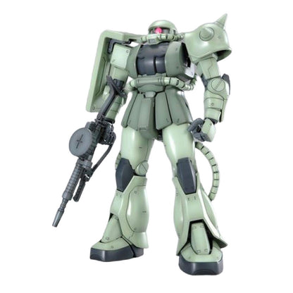 Maqueta MG 1/100 Zaku II Ver. 2.0 de Mobile Suit Gundam en color verde