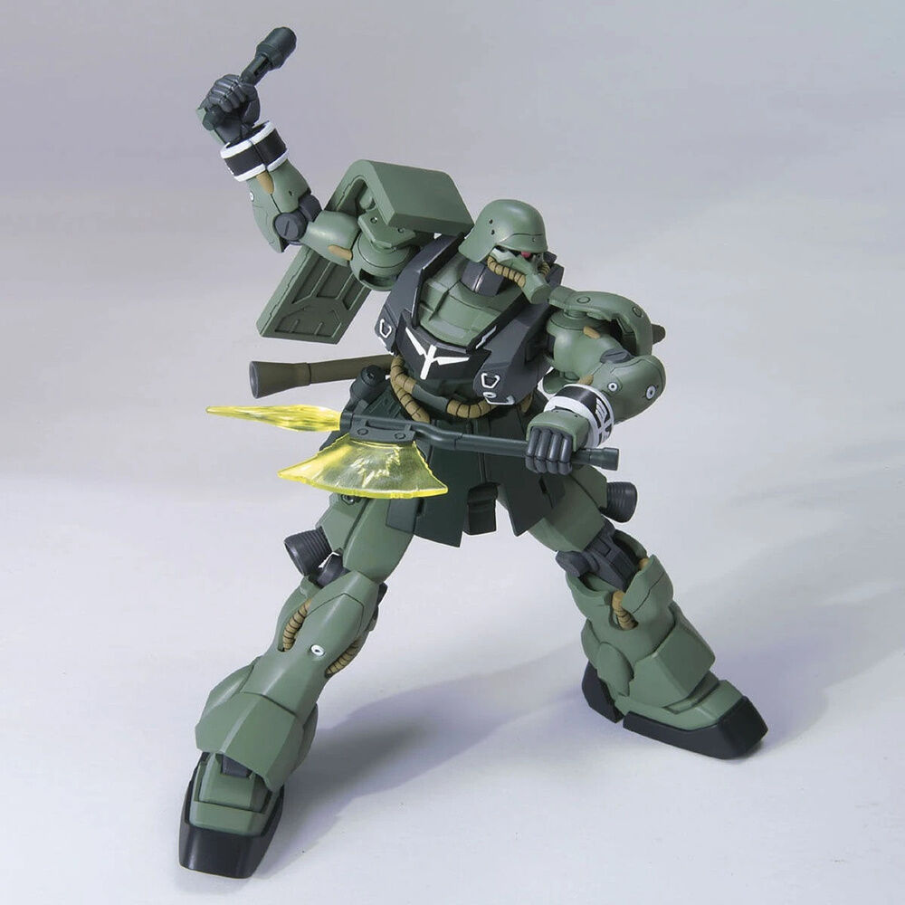 Maqueta HGUC 1/144 AMS-129 Geara Zulo de Gundam en pose de combate