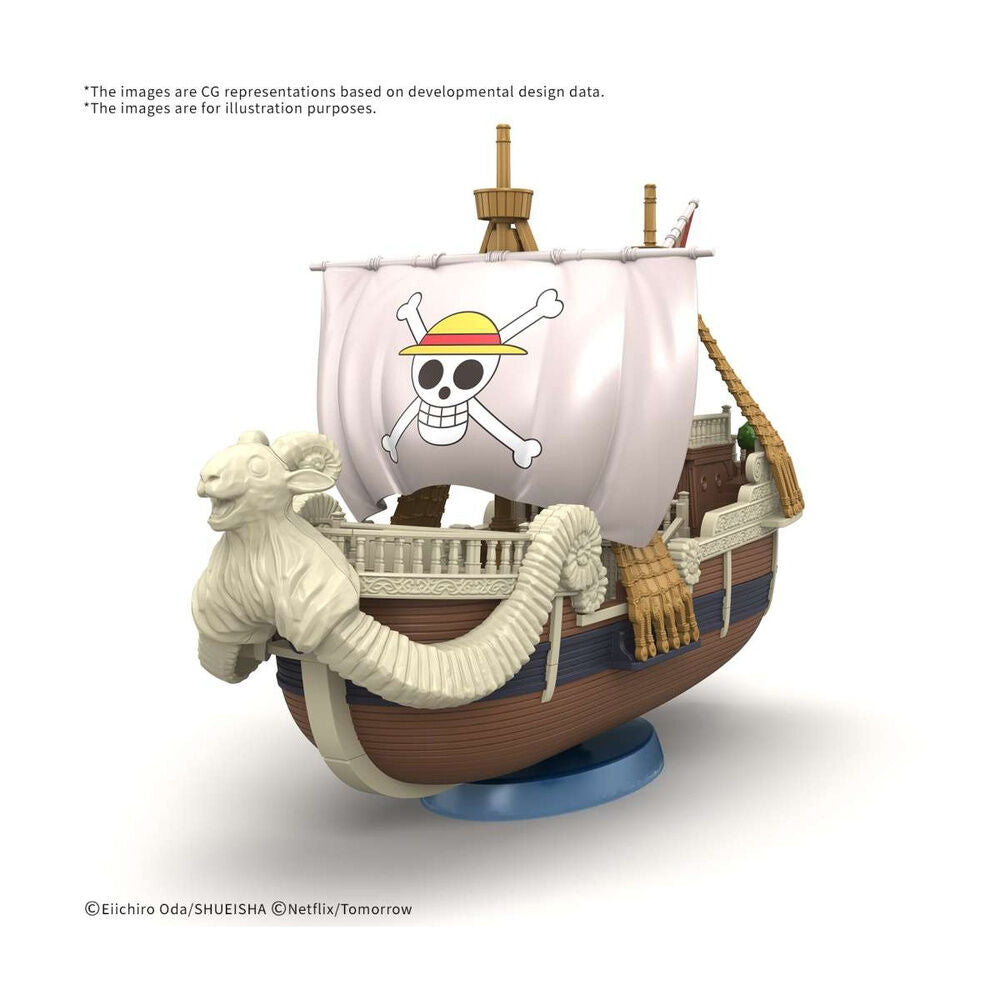 Model kit Going Merry de One Piece con piezas de efecto de olas - 2