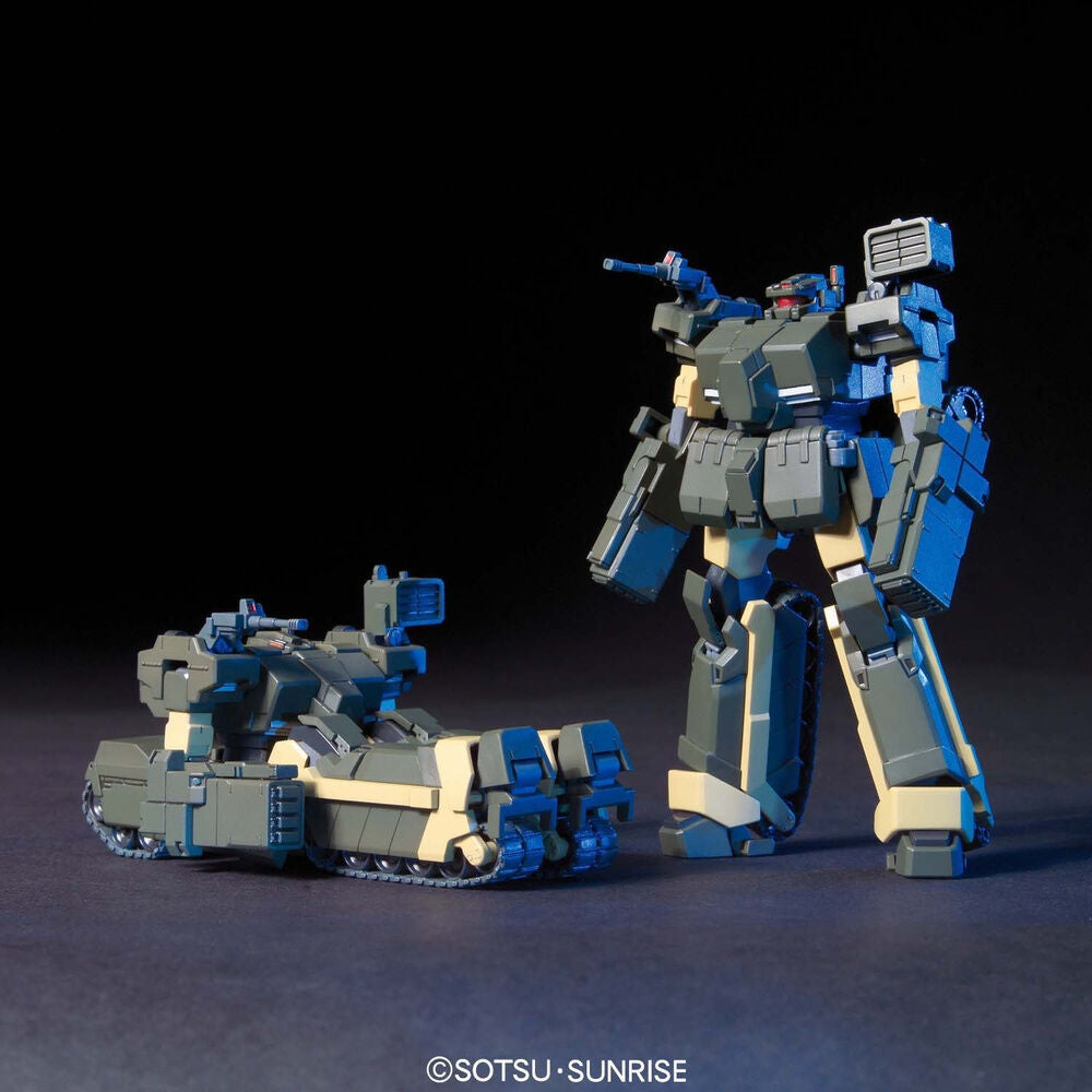 Maqueta HGUC 1/144 D-SOC Loto Twin Set de Gundam en gris y beige - 2