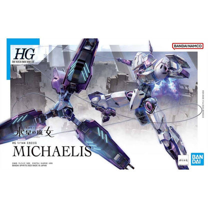 Maqueta HG 1/144 CFK-029 Michaelis de Gundam en blanco y morado - 2