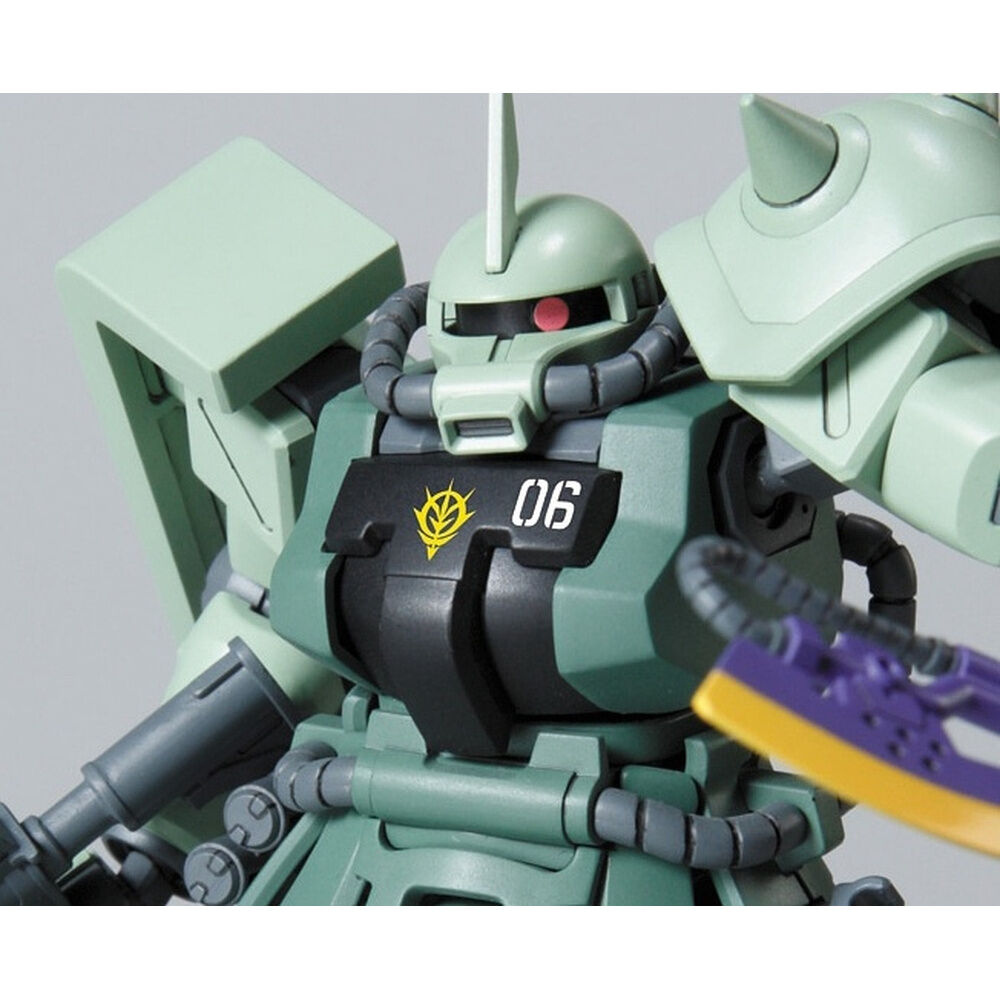 Maqueta HGUC 1/144 MS-06F-2 F2-Zaku verde de Gundam - 2