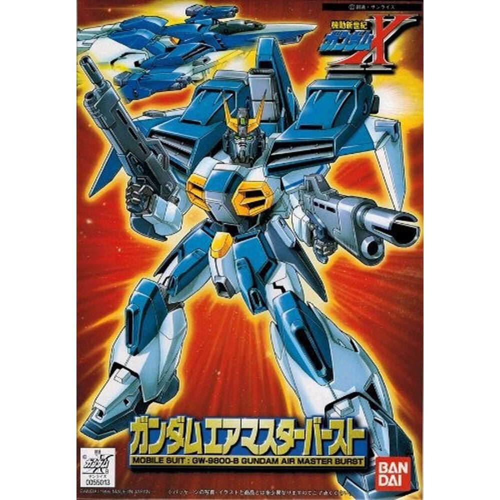 Maqueta Gundam Air Master Burst HG 1/144 en azul y blanco