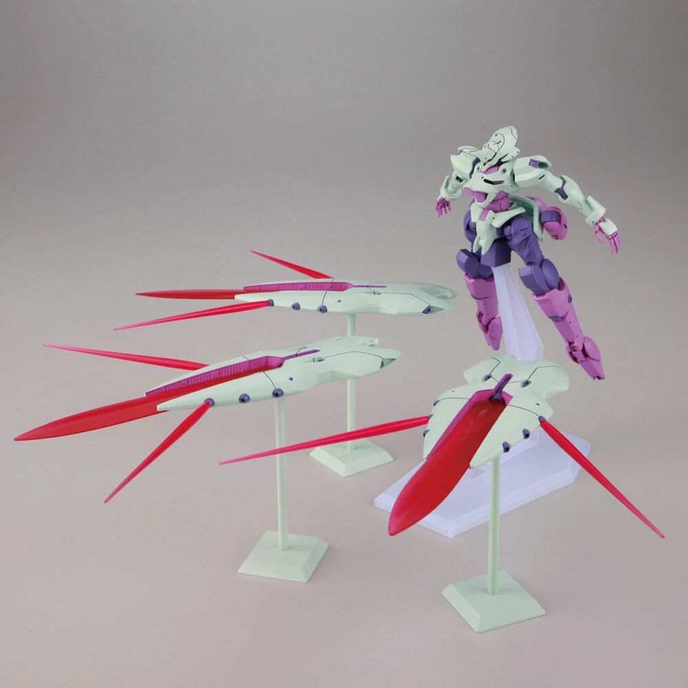Maqueta HG 1/144 G-Lucifer Gundam en blanco, morado y rosa - 3