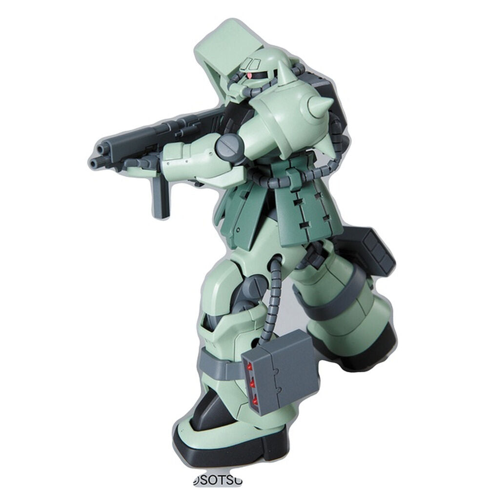 Maqueta HGUC 1/144 MS-06F-2 F2-Zaku verde de Gundam - 5