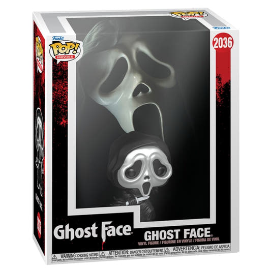 Figura FUNKO POP Ghost Face Metallic de Scream en caja VHS Cover