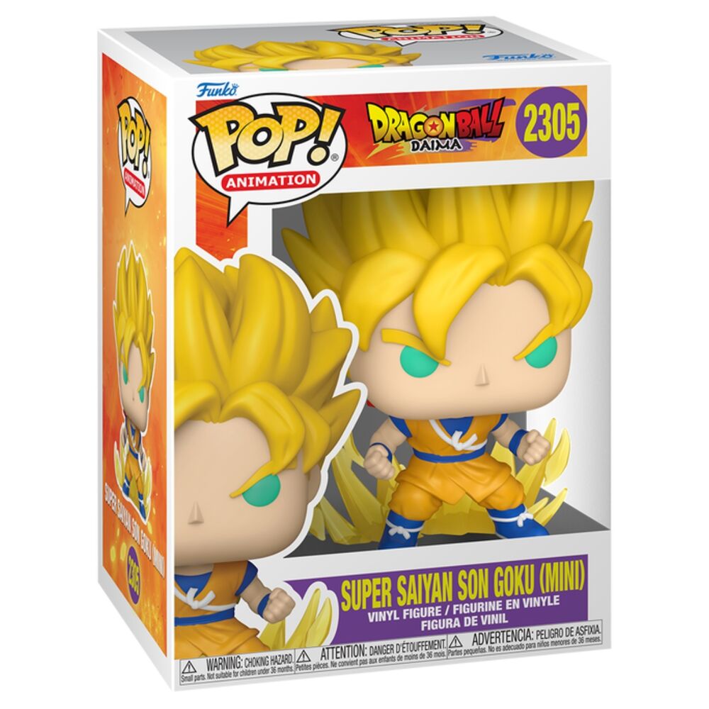 Figura Funko POP! Super Saiyan Son Goku Mini de Dragon Ball Daima en caja