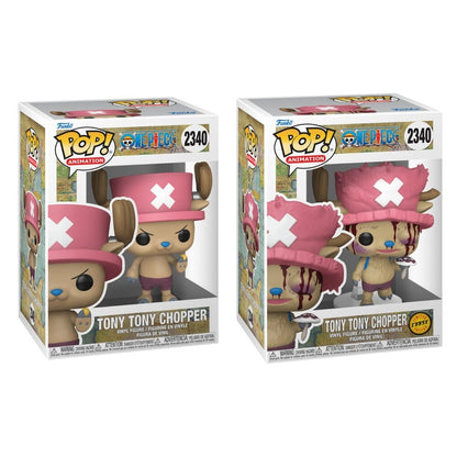 Figuras Funko POP! de Tony Tony Chopper de One Piece, versión regular y Chase