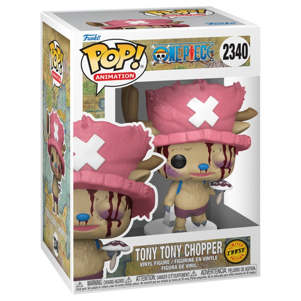 Figuras Funko POP! de Tony Tony Chopper de One Piece, versión regular y Chase - 4