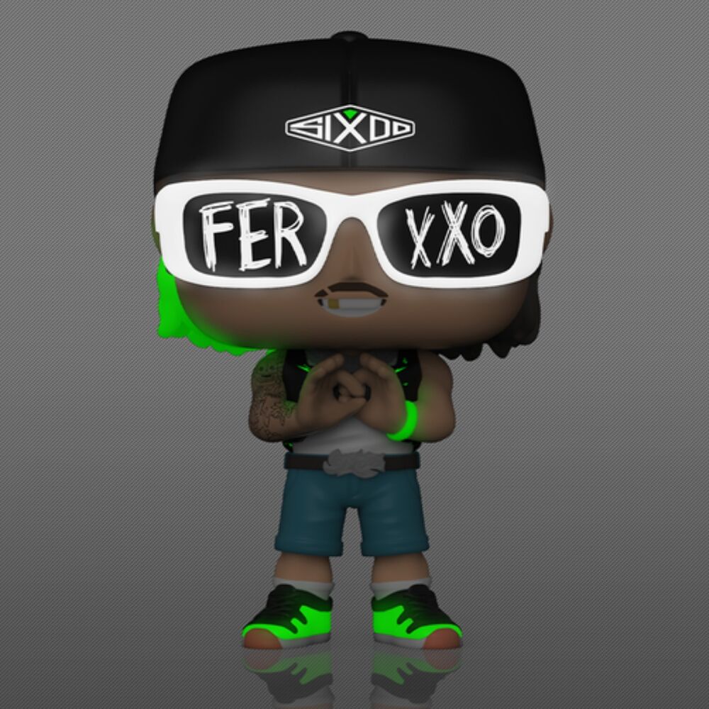 Figura Funko POP! Ferxxo Glow con gorra y gafas FER XXO - 3