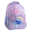 Mochila lila de Stitch Disney con bolsillo delantero