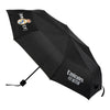 Paraguas manual plegable negro del Real Madrid con escudo