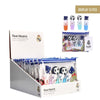 Estuche transparente con cuatro subrayadores Real Madrid surtidos