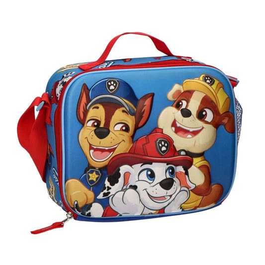 Bolsa portameriendas 3D azul de Paw Patrol con personajes