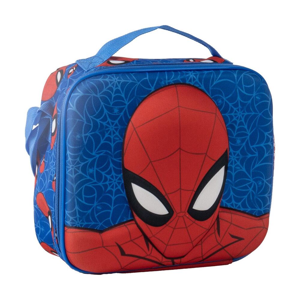 Bolsa portameriendas 3D azul de Spider-Man Marvel