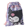 Saco Kuromi Hello Kitty con estampado lila y rosa