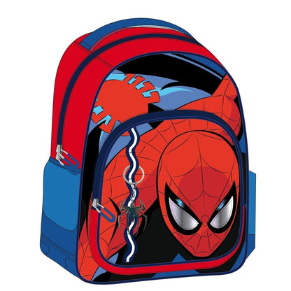 Mochila escolar Spider-Man Marvel roja y azul