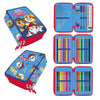 Plumier triple azul de Paw Patrol CERDÁ con tres compartimentos